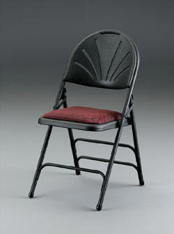 Fabric Padded Folding Chair